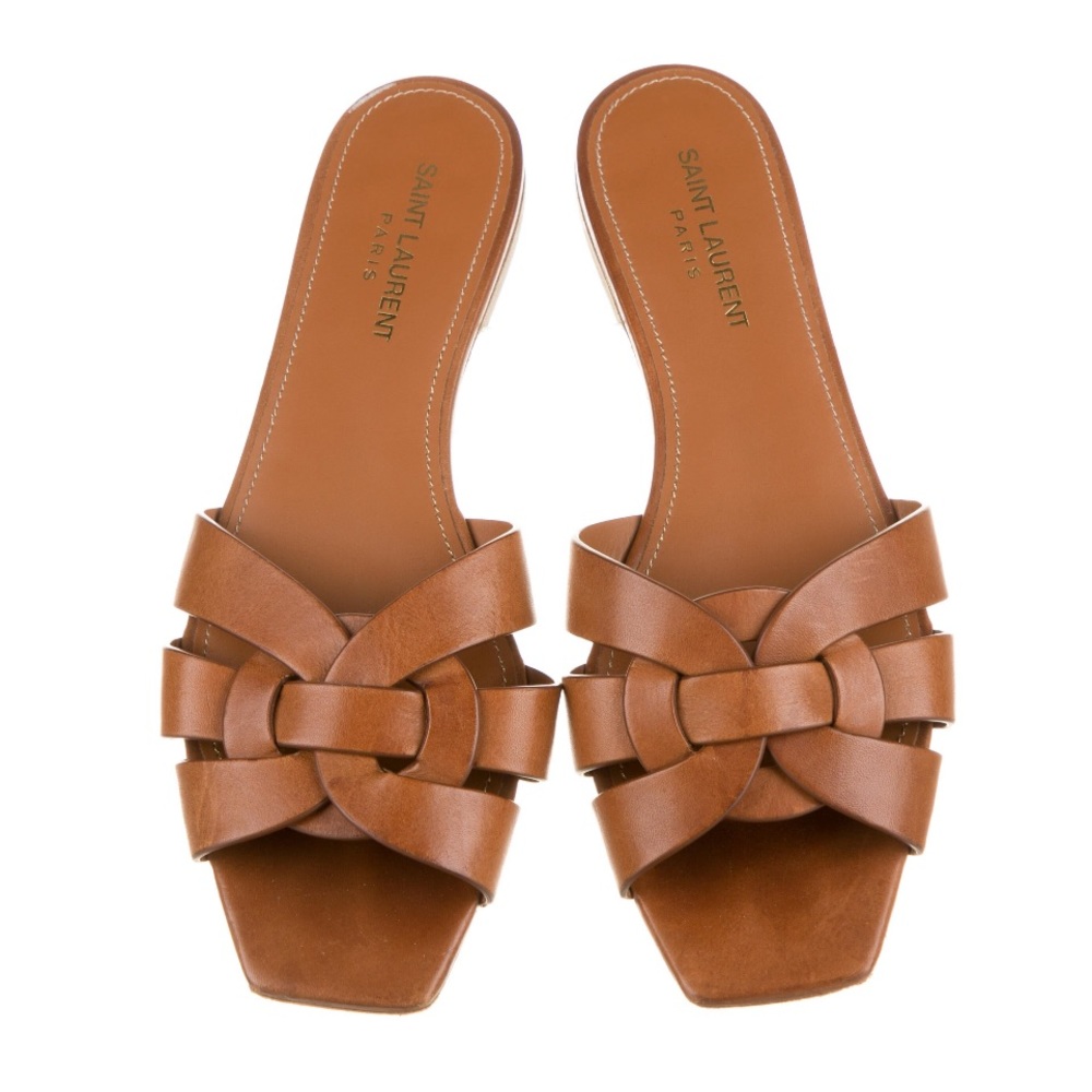 SOLD YSL Tribute Flat Mules
